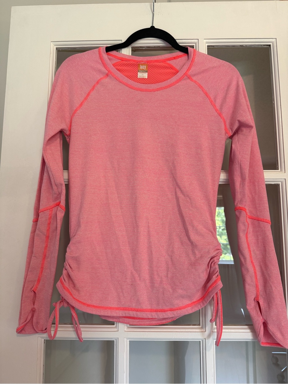 Lucy Coral-Pink Athletic Top